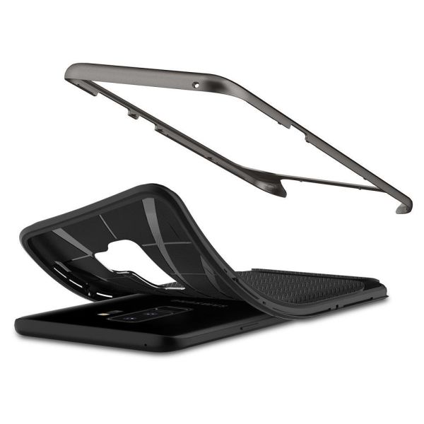 Spigen Galaxy S9 Plus ile Uyumlu Kılıf Neo Hybrid Gunmetal