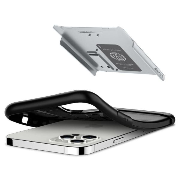 Spigen iPhone 12 Pro Max ile Uyumlu Kılıf Slim Armor Satin Silver