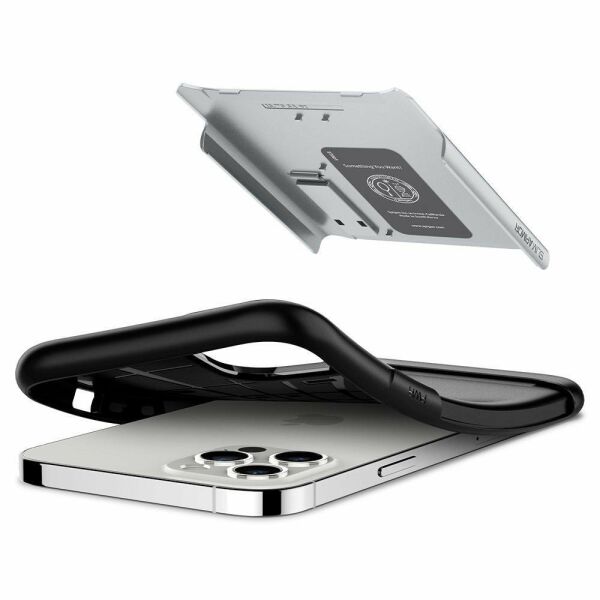 Spigen iPhone 12 Pro Max ile Uyumlu Kılıf Slim Armor Satin Silver
