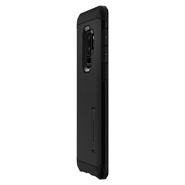 Spigen Galaxy S9 Plus ile Uyumlu Kılıf Tough Armor Black