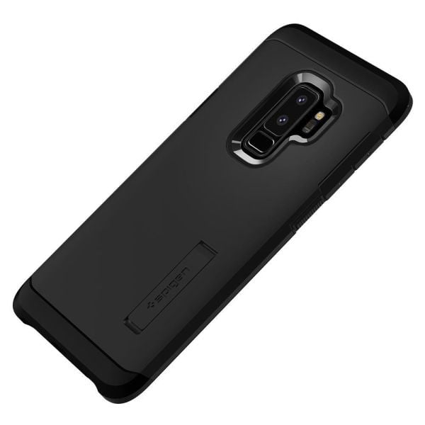 Spigen Galaxy S9 Plus ile Uyumlu Kılıf Tough Armor Black
