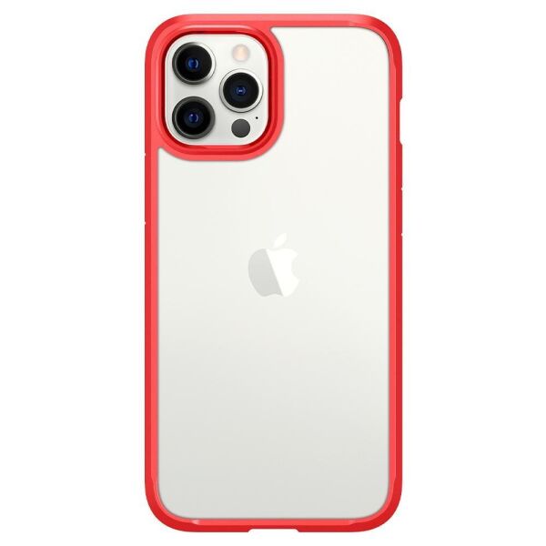 Spigen iPhone 12 Pro Max ile Uyumlu Kılıf Ultra Hybrid Red