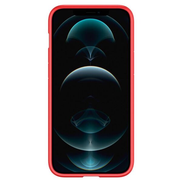 Spigen iPhone 12 Pro Max ile Uyumlu Kılıf Ultra Hybrid Red