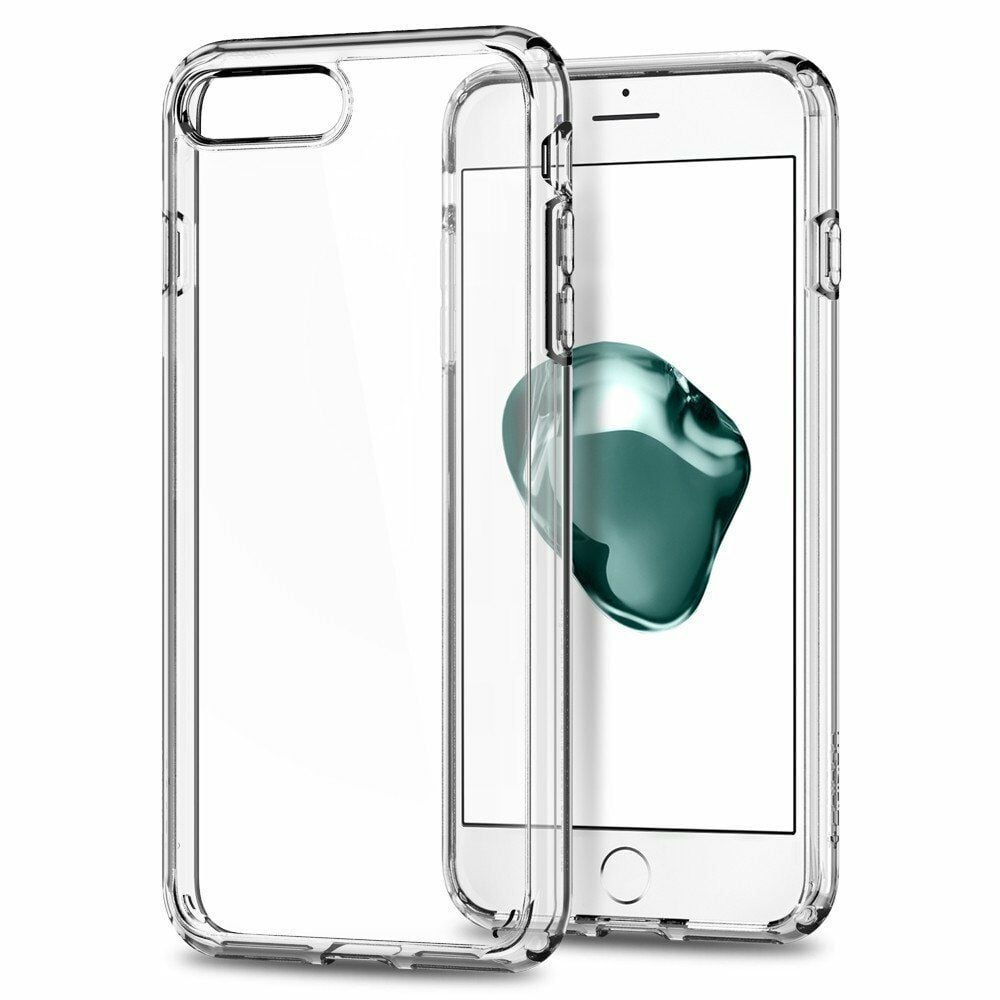 Spigen iPhone 7 Plus / 8 Plus ile Uyumlu Kılıf Ultra Hybrid 2 Crystal Clear