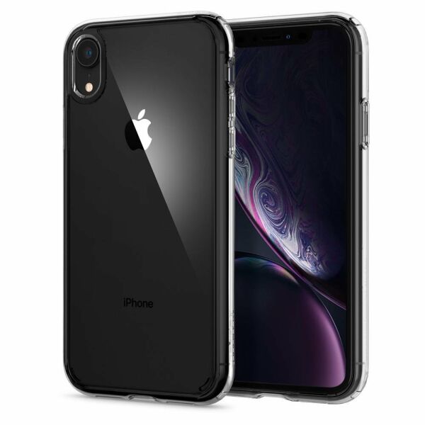 Spigen iPhone XR ile Uyumlu Kılıf Ultra Hybrid Crystal Clear
