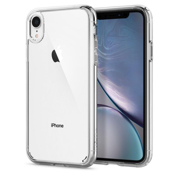 Spigen iPhone XR ile Uyumlu Kılıf Ultra Hybrid Crystal Clear