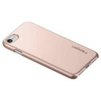 Spigen iPhone 7 ile Uyumlu Kılıf Thin Fit Ultra İnce Rose Gold