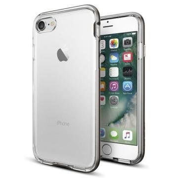 Spigen iPhone 7 ile Uyumlu Kılıf Neo Hybrid Crystal Gun Metal