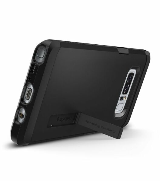 Spigen Galaxy Note 8 ile Uyumlu Kılıf Tough Armor Black