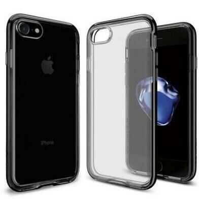 Spigen iPhone 7 ile Uyumlu Kılıf Neo Hybrid Crystal Jet Black