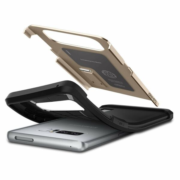 Spigen Galaxy Note 8 ile Uyumlu Kılıf Tough Armor Gold Maple