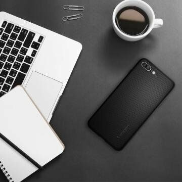 Spigen iPhone 7 Plus / 8 Plus ile Uyumlu Kılıf Liquid Air Armor Black