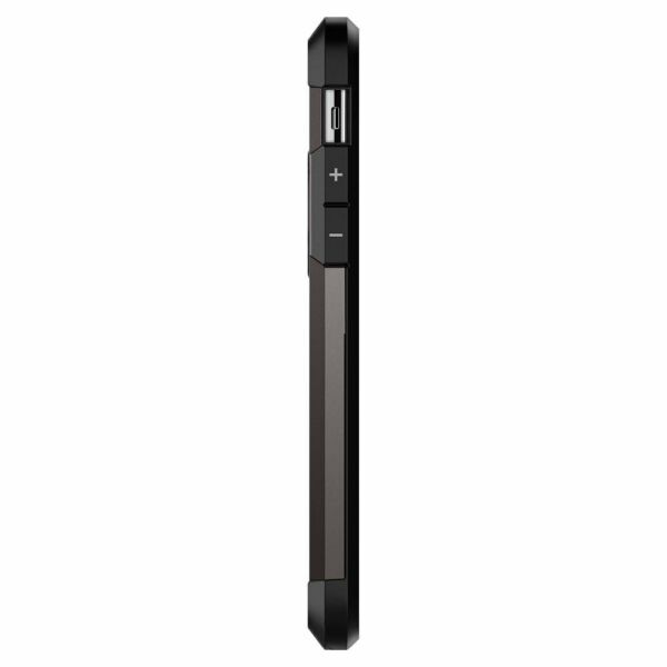 Spigen iPhone X ile Uyumlu Kılıf Tough Armor Gunmetal