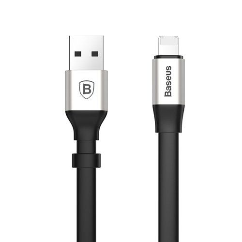 Baseus Two-in-one Portable Cable Micro Usb + Lightning Tek Kablo Gümüş