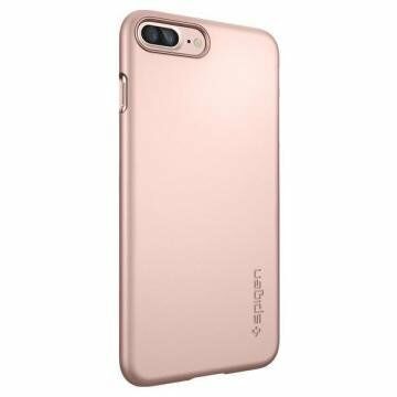 Spigen iPhone 7 Plus ile Uyumlu Kılıf Thin Fit Ultra İnce Rose Gold