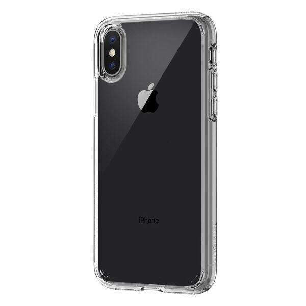 Spigen iPhone X ile Uyumlu Kılıf Ultra Hybrid Crystal Clear