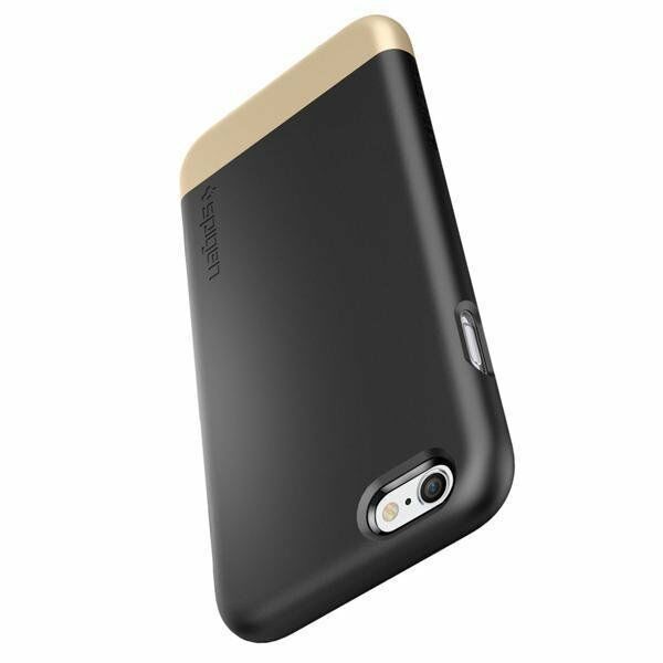 Spigen iPhone 6/6s ile Uyumlu Kılıf Style Armor Smooth Black