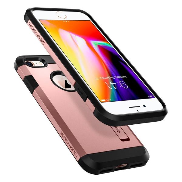 Spigen iPhone 7/8 ile Uyumlu Kılıf Tough Armor 2 Rose Gold