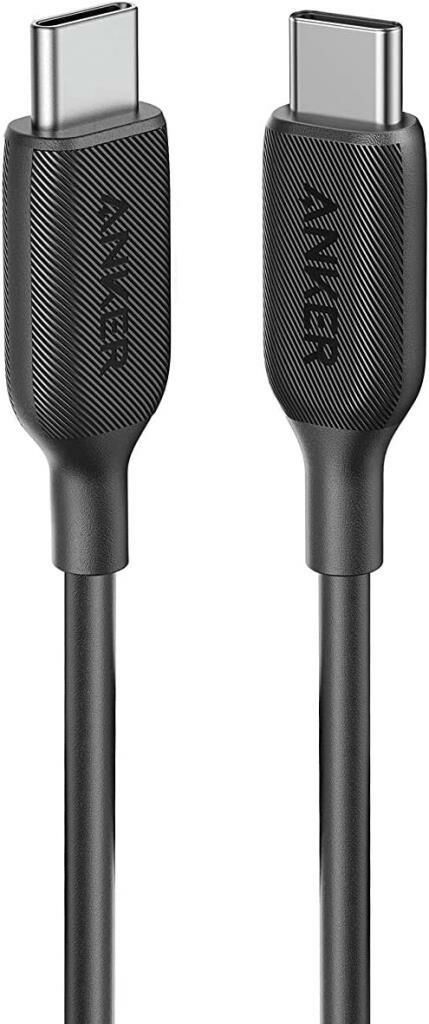 Anker PowerLine III USB-C To USB-C 0.9 Metre Data/Şarj Kablosu Siyah 60W Güç Destekli A8852