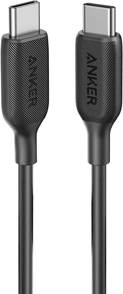Anker PowerLine III USB-C To USB-C 0.9 Metre Data/Şarj Kablosu Siyah 60W Güç Destekli A8852