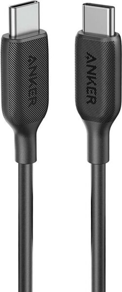Anker PowerLine III USB-C To USB-C 0.9 Metre Data/Şarj Kablosu Siyah 60W Güç Destekli A8852
