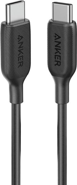 Anker PowerLine III USB-C To USB-C 0.9 Metre Data/Şarj Kablosu Siyah 60W Güç Destekli A8852