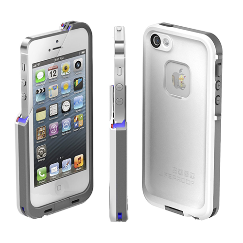 LifeProof iPhone 5 ile Uyumlu Ultra Koruma Kılıfı Gri-Beyaz