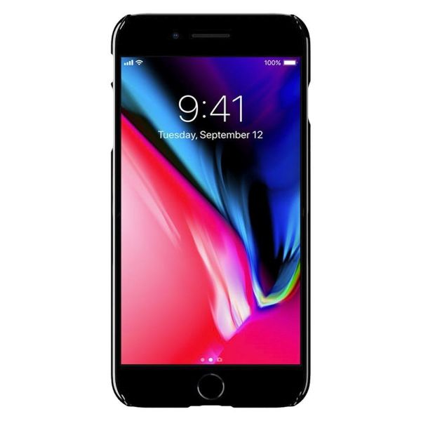 Spigen iPhone 8 Plus ile Uyumlu Kılıf Thin Fit Ultra İnce Jet Black