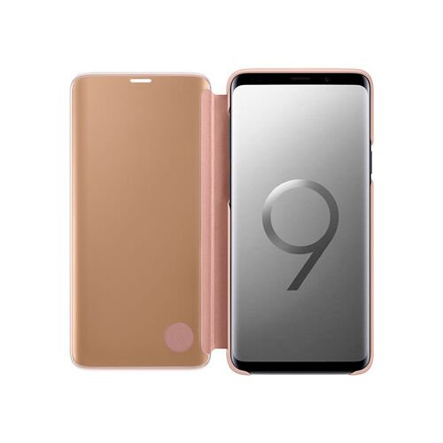 Galaxy S9 Plus ile Uyumlu Clear View KılıfGold EF-ZG965CFEGWW