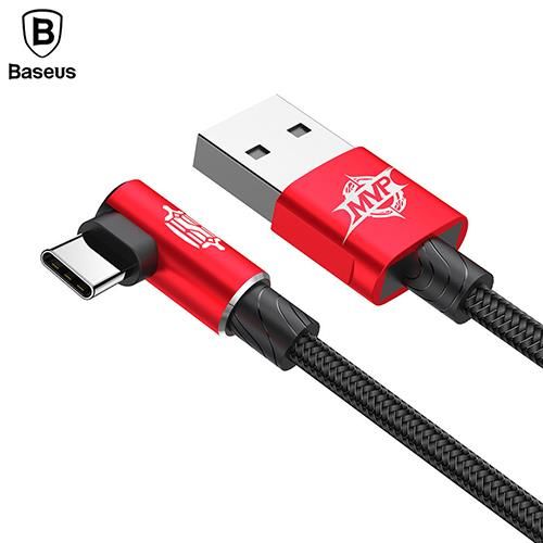 Baseus Type-C MVP Kablo 1 Metre Kırmızı