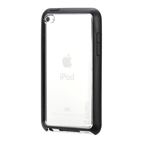 Griffin iPod Touch 4 ile Uyumlu Şeffaf Siyah Stantlı Kılıf Reveal RE01915