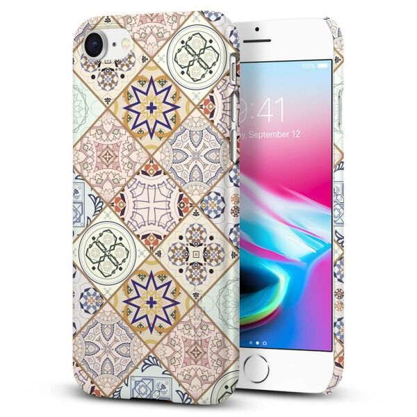Spigen iPhone 7/8 ile Uyumlu Kılıf Thin Fit Design Edition Arabesque