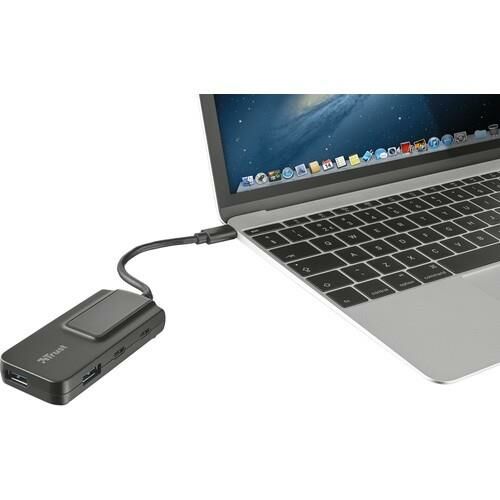 Trust 21321 OILA 2+2 Port USB-C 3.1 Hub (Out)