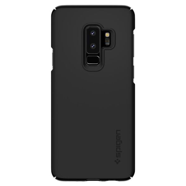 Spigen Galaxy S9 Plus ile Uyumlu Kılıf Thin Fit Black