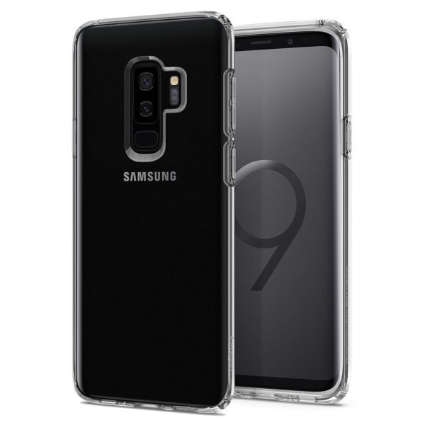 Spigen Galaxy S9 Plus ile Uyumlu Kılıf Liquid Crystal 4 Tarafı Koruma Crystal Clear