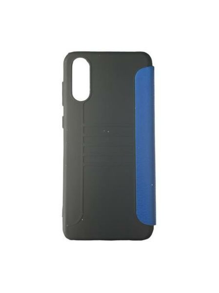 Jopus Galaxy A02 ile Uyumlu Premium Kapaklı Kılıf Mavi
