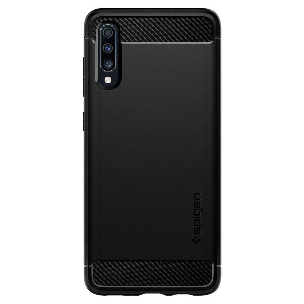 Spigen Galaxy A70 ile Uyumlu Kılıf Rugged Armor