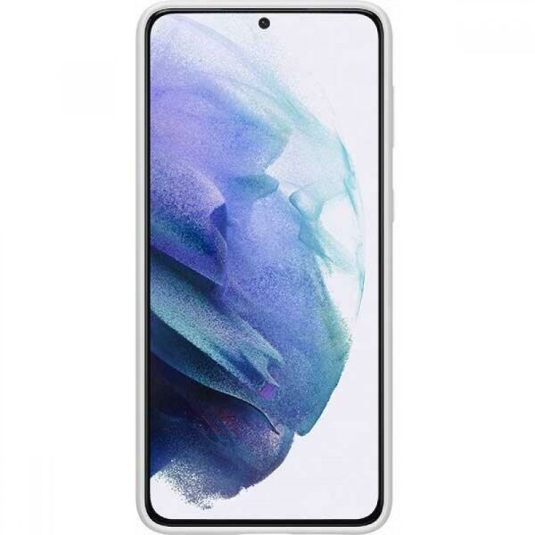 Galaxy S21 Plus / S21 Plus 5G ile Uyumlu Silikon Kılıf Açık Gri EF-PG996TJEGWW (Out)