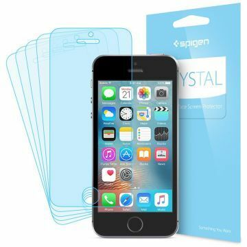 Spigen iPhone SE/5S/5C/5 ile Uyumlu Screen Protector Crystal Ekran Koruyucu 5 Ad.
