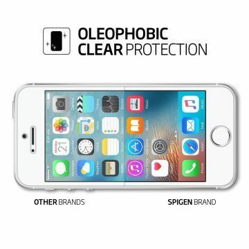 Spigen iPhone SE/5S/5C/5 ile Uyumlu Screen Protector Crystal Ekran Koruyucu 5 Ad.