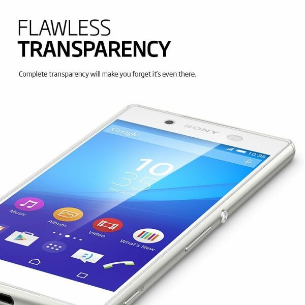 Spigen Xperia Z4 ile Uyumlu Ekran Koruyucu Crystal CR 3 Adet