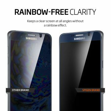 Spigen Galaxy Note 5 ile Uyumlu Ekran Koruyucu Crystal CR 3 Adet