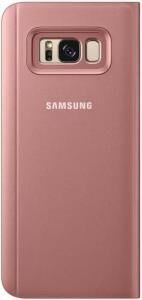 Galaxy S8 Plus ile Uyumlu Clear View Cover Kılıf Pembe EF-ZG955CPEGWW