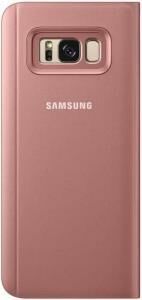 Galaxy S8 Plus ile Uyumlu Clear View Cover Kılıf Pembe EF-ZG955CPEGWW