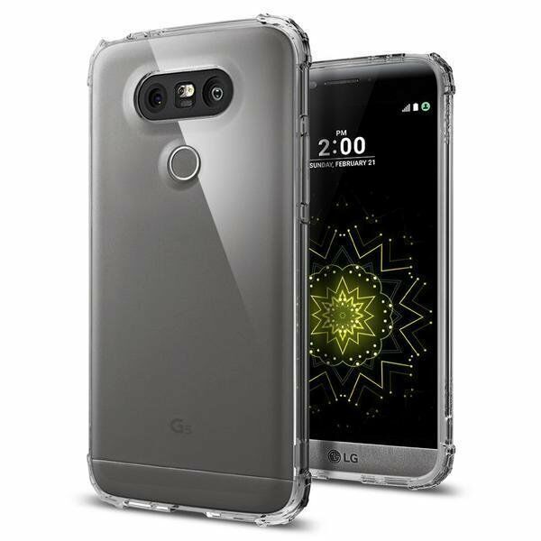 Spigen G5 ile Uyumlu Kılıf Crystal Shell Dark Crystal