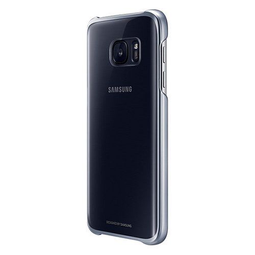 Galaxy S7 ile Uyumlu Clear Back Cover Kılıf Siyah EF-QG930CBEGWW