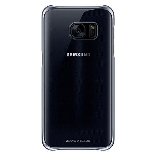Galaxy S7 ile Uyumlu Clear Back Cover Kılıf Siyah EF-QG930CBEGWW