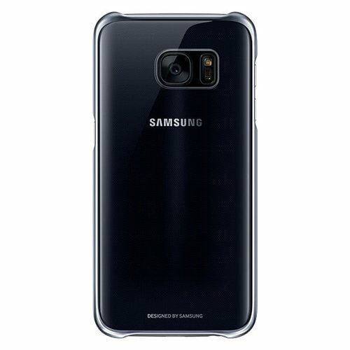 Galaxy S7 ile Uyumlu Clear Back Cover Kılıf Siyah EF-QG930CBEGWW
