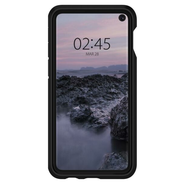 Spigen Galaxy S10e ile Uyumlu Kılıf Tough Armor Graphite Gray