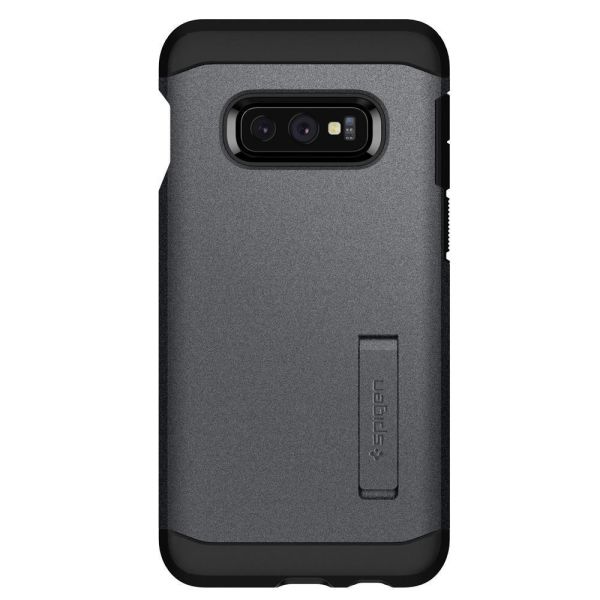 Spigen Galaxy S10e ile Uyumlu Kılıf Tough Armor Graphite Gray